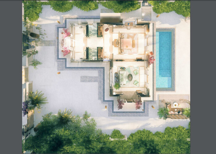 Joali Maldives Luxury Beach Villa With Pool Plan