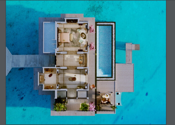 Joali Maldives Water Villa With Pool Luxhotels Map